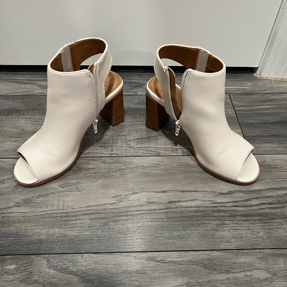 Patent White heels